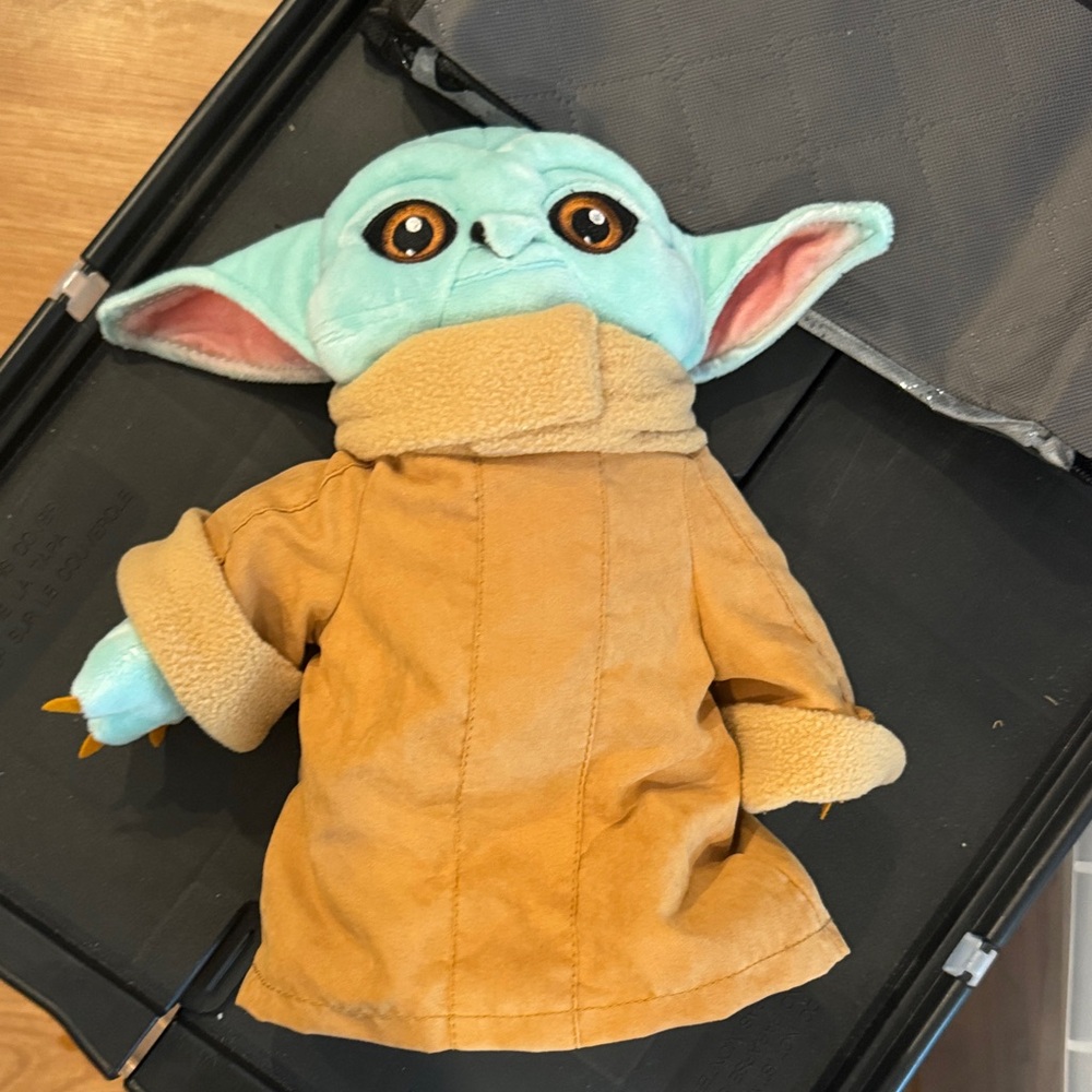 Adorable Green and Tan Stuffed Toy